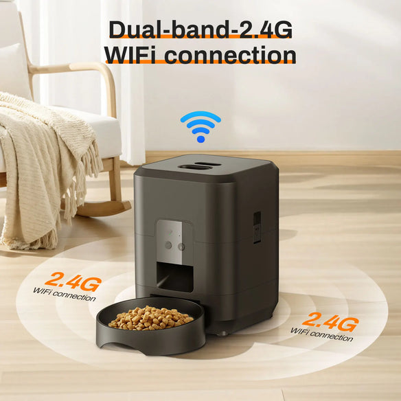 Automatic Pet Feeder for Cats & Dogs - Smart Control