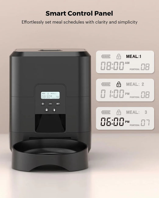 Automatic Pet Feeder for Cats & Dogs - Smart Control